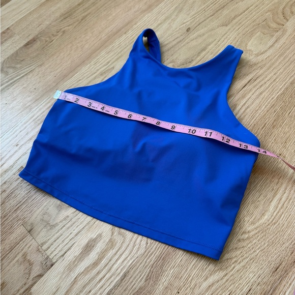 Athleta Conscious Crop Bikini Top A-C Blue Size Small - Picture 6 of 9